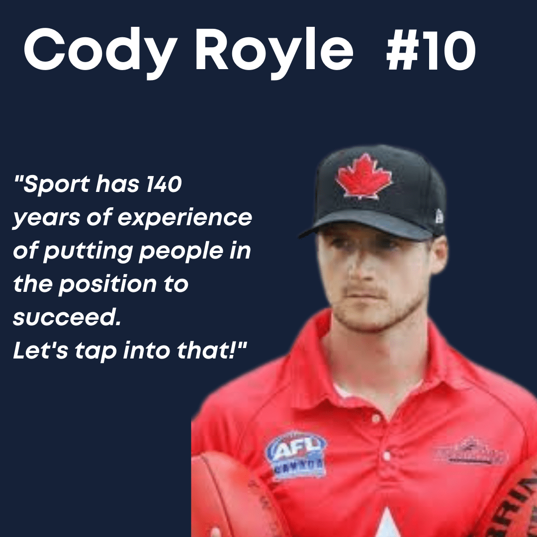 Episode 10: Cody Royle. What managers can learn from the sport industry